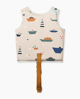 Vesta de inot copii, Liewood, Dove, Sailing/Sandy