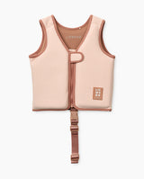 Vesta de inot copii, Liewood, Dove Seersucker, Pale Tuscany/Crème de la creme