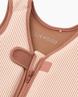 Vesta de inot copii, Liewood, Dove Seersucker, Pale Tuscany/Crème de la creme