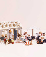 Accesorii casuta papusi, Le Toy Van, Sera si gradina, 16 piese, din lemn