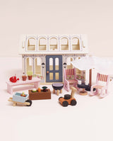 Accesorii casuta papusi, Le Toy Van, Sera si gradina, 16 piese, din lemn