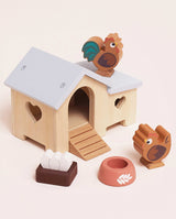 Accesorii casuta papusi, Le Toy Van, Gaina si puisorul, din lemn, 3 ani+