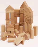 Cuburi din lemn, Le Toy Van, 60 piese, 12 luni+