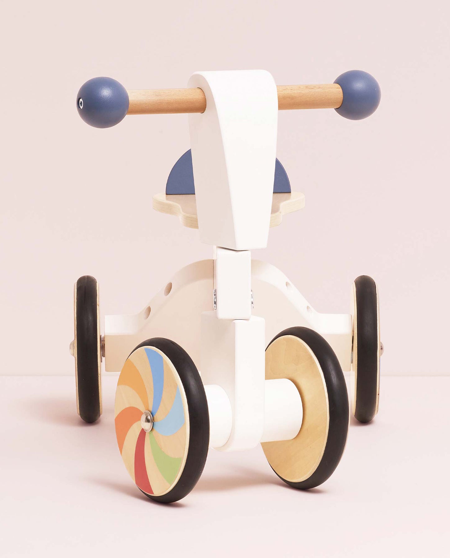 Bicicleta din lemn, Le Toy Van, Ride on Rainbow, 4 roti, 18 luni +