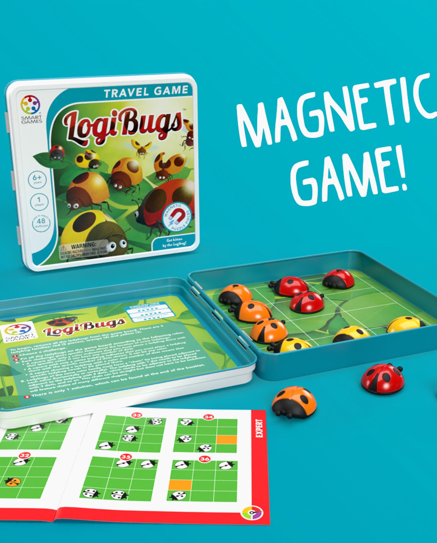 Joc de logica, Smart Games, Logi Bugs, 60 provocari