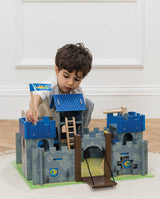 Castel din lemn, Le Toy Van, Excalibur, albastru