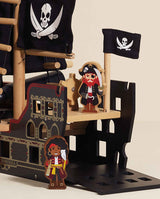 Jucarie din lemn, Le Toy Van, corabia piratilor, neagra