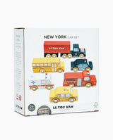 Set masini New York, Le Toy Van, din lemn, 3 ani+