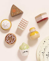 Platou etajat cu prajituri, Le Toy Van, 8 piese, din lemn