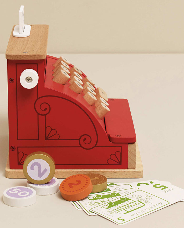 Casa de marcat, Le Toy Van, rosie, din lemn, 3 ani+
