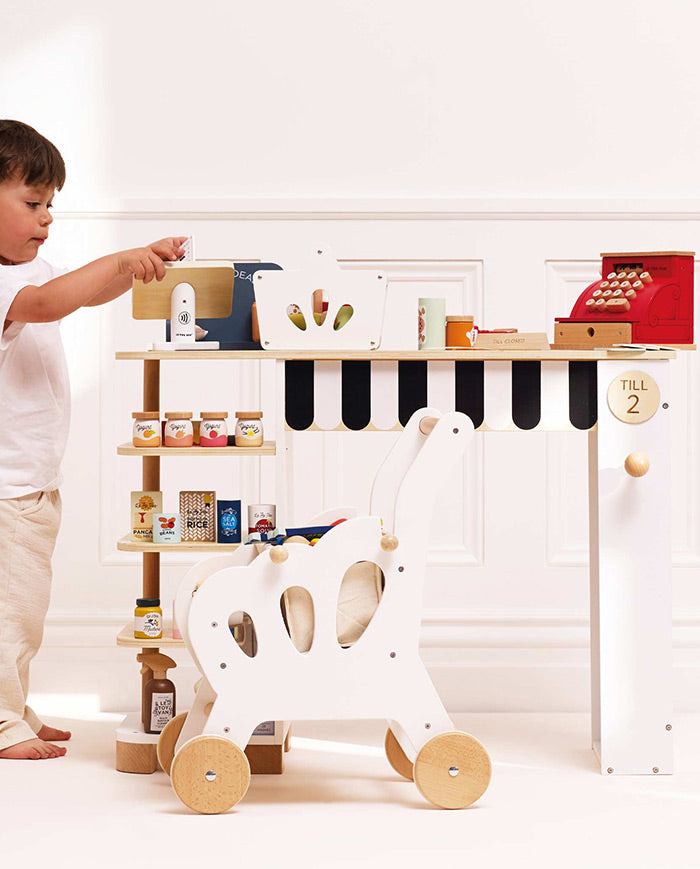 Casa de marcat, Le Toy Van, rosie, din lemn, 3 ani+