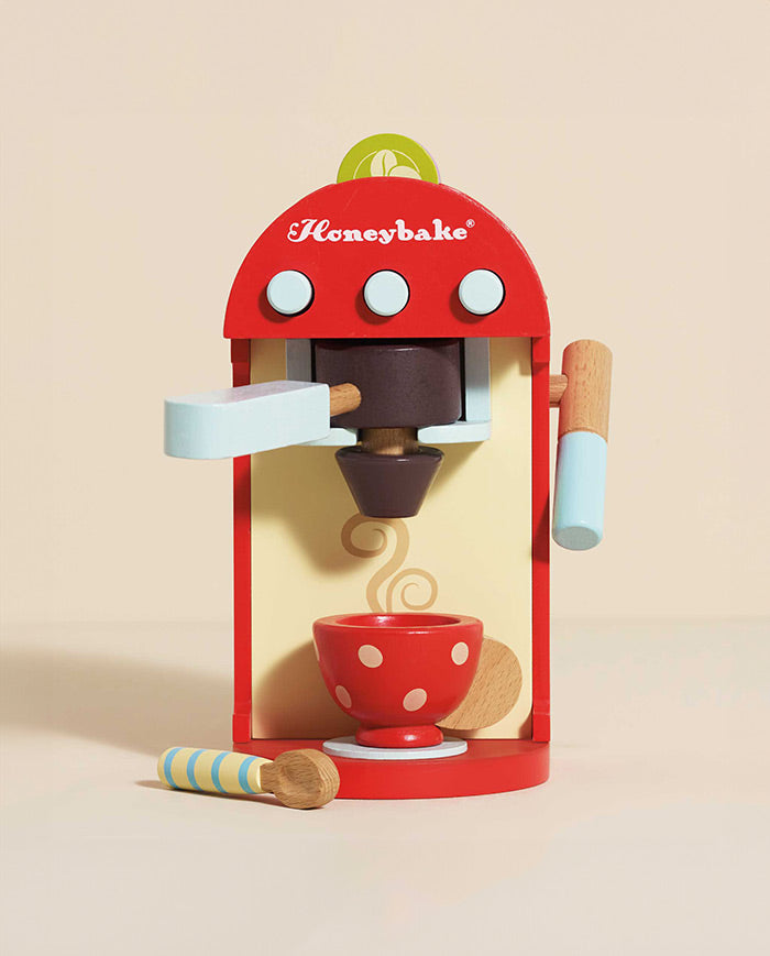 Expresor de cafea, Le Toy van, din lemn, cu canita