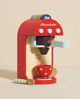 Expresor de cafea, Le Toy van, din lemn, cu canita