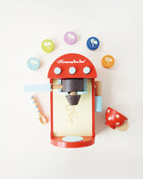 Expresor de cafea, Le Toy van, din lemn, cu canita