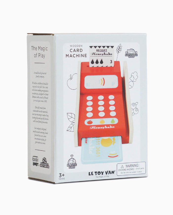 POS din lemn, Le Toy Van, rosu, 2 ani+