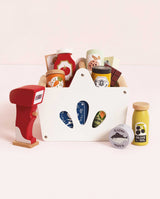 Set produse alimentare, Le Toy Van, cu scanner, din lemn, 3 ani+