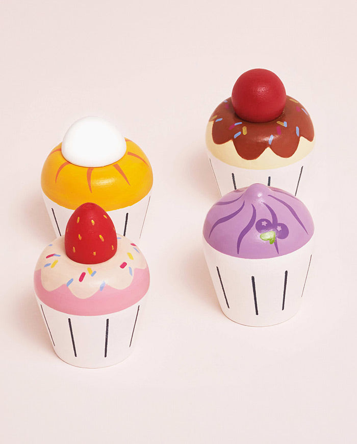 Set briose din lemn, Le Toy Van, 4 bucati, 3 ani+