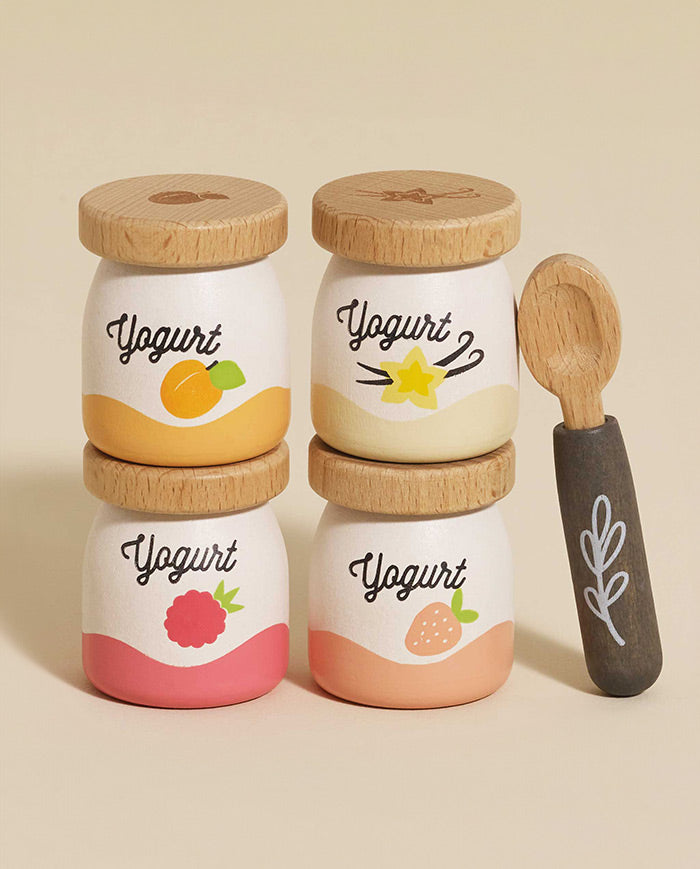 Set iaurt din lemn, Le Toy Van, 5 piese, 3 ani+