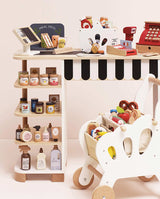 Set produse alimentare, Le Toy Van, 12 piese, din lemn, 3 ani+