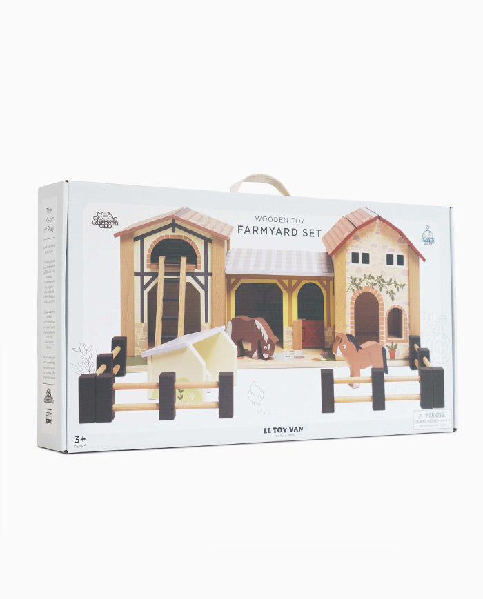 Ferma din lemn, Le Toy Van, multicolor, 3 ani+