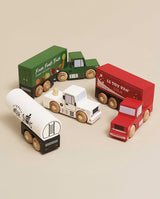 Set camioane cu remorca, Le Toy Van, din lemn, 3 ani+