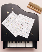 Pian din lemn, Le Toy Van, negru, 3 ani+