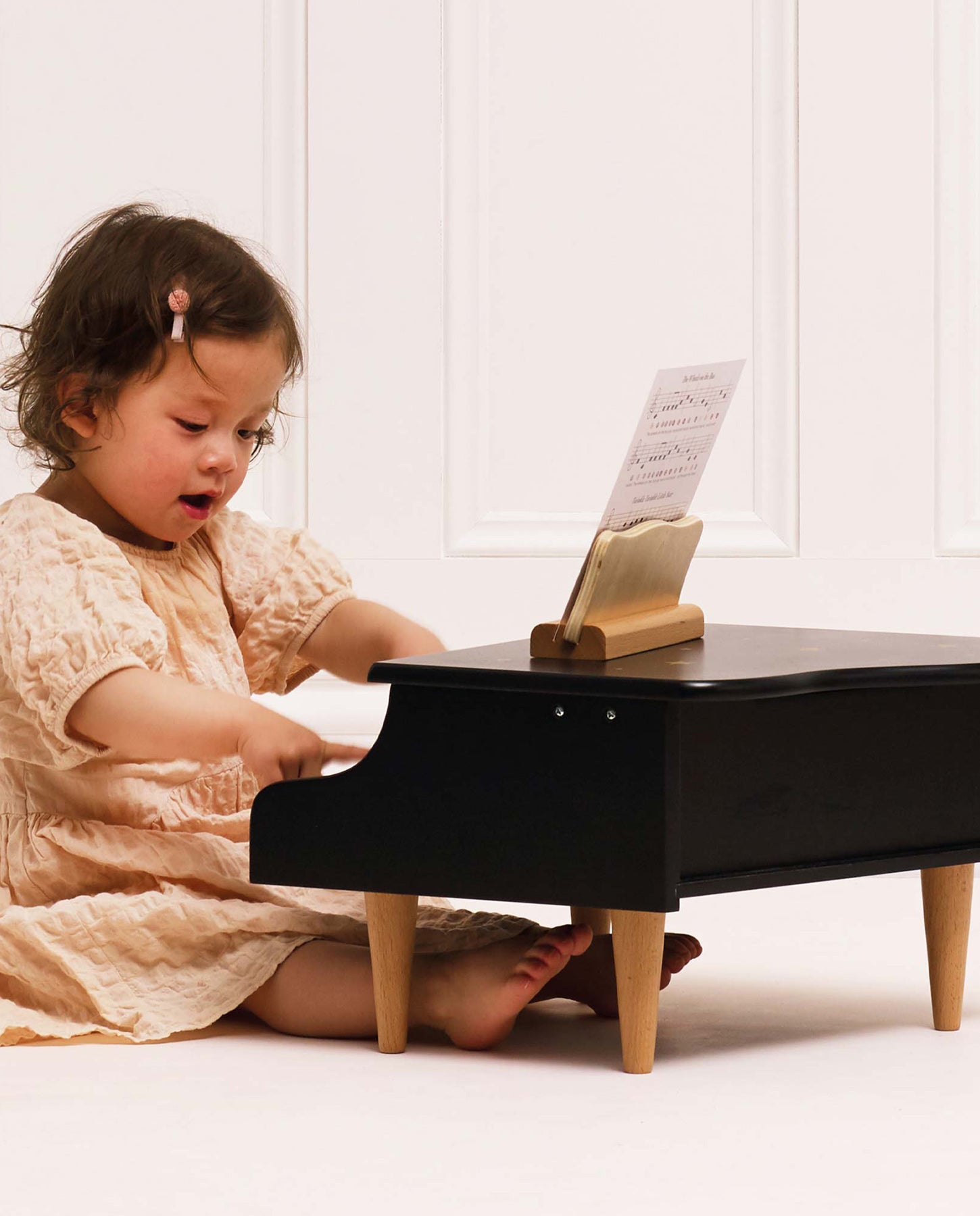 Pian din lemn, Le Toy Van, negru, 3 ani+