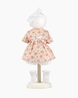 Imbracaminte Llorens, Papusi 42 cm, cu rochita inflorata, 4 piese
