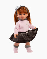 Imbracaminte Llorens, Papusi 35 cm, bentita si fustita neagra, 5 piese