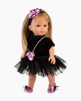 Imbracaminte Llorens, Papusi 35 cm, fustita neagra din tull, 6 piese