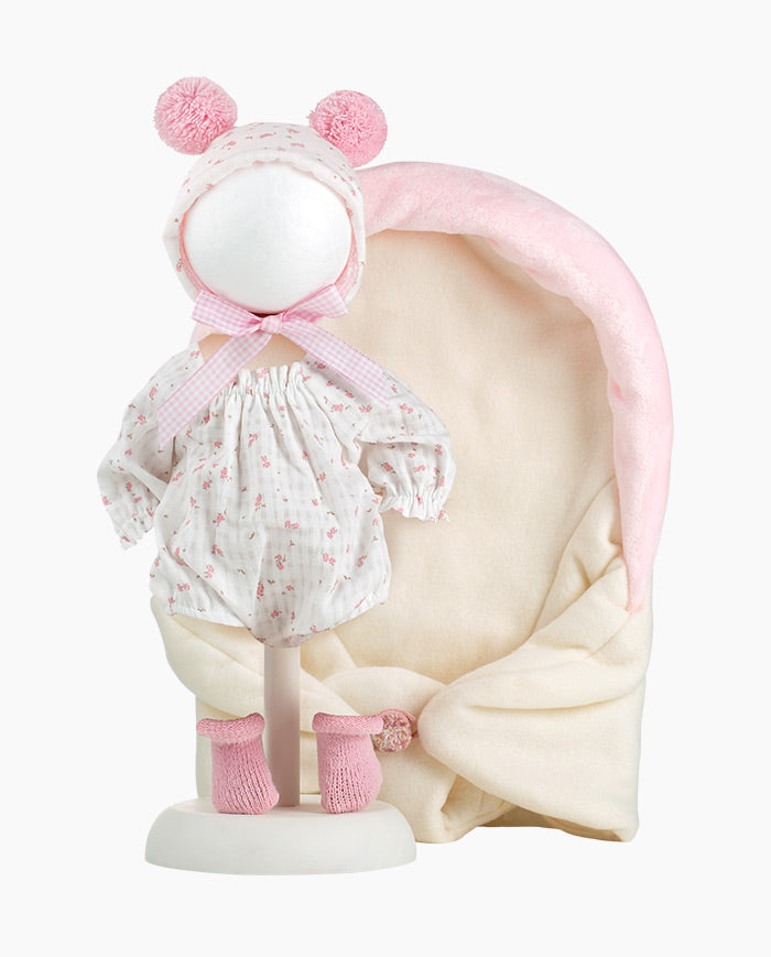Imbracaminte Llorens, Bebelusi 40 cm, cu saculet de dormit, 5 piese