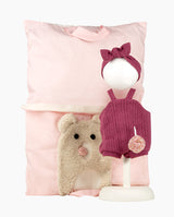 Imbracaminte Llorens, Bebelusi 40 cm, cu saculet de dormit soricel, 4 piese