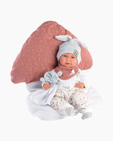 Imbracaminte Llorens, Bebelusi 42 cm, cu perinita ciupercuta, 7 piese