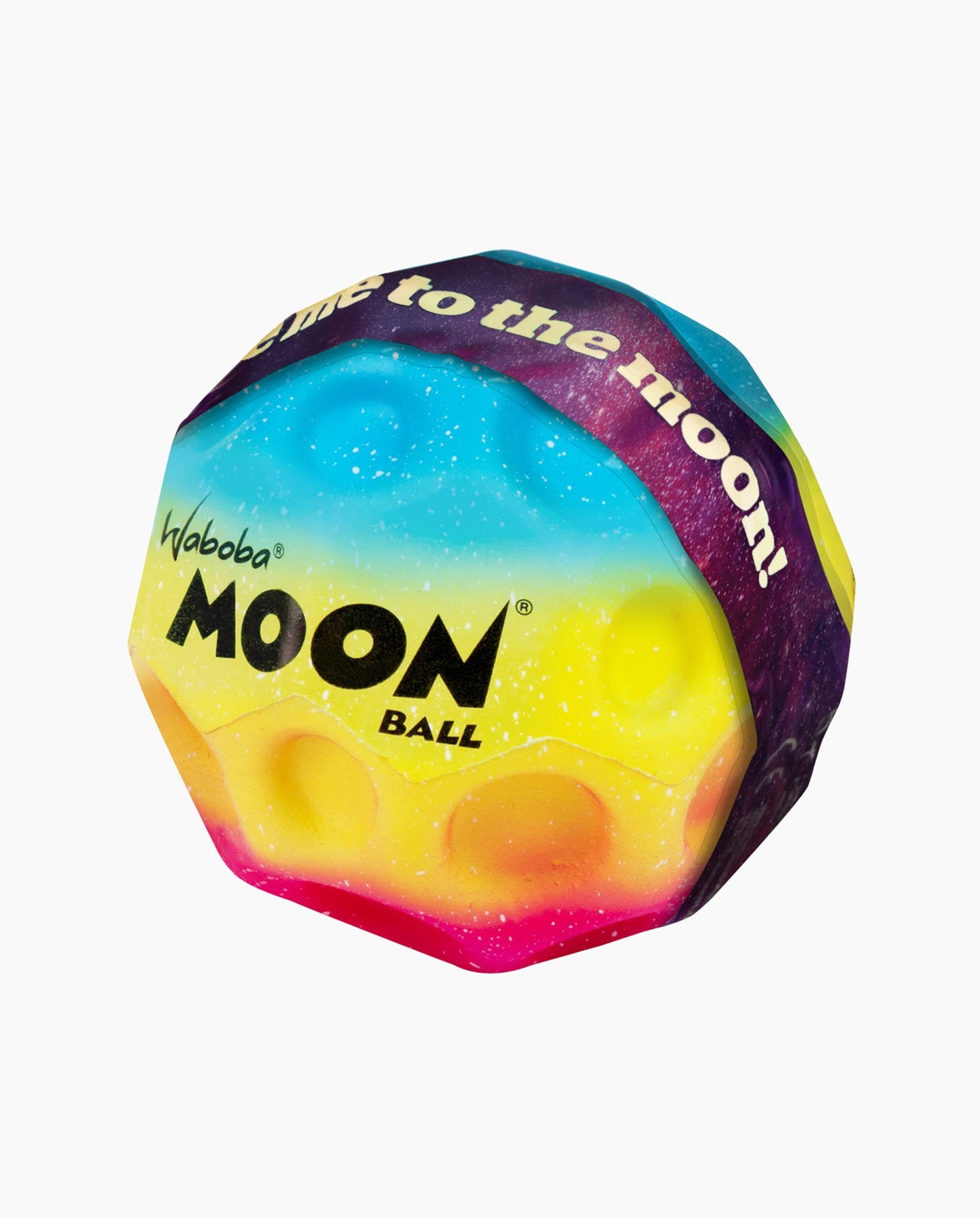 Minge pentru joaca, Waboba Moon, Rainbow, 63 mm